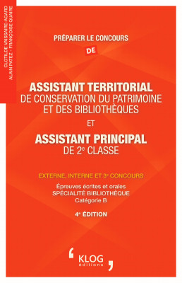 Préparer le concours d'assistant territorial de conservation du patrimoine et des bibliothèques et d'assistant principal de 2e classe